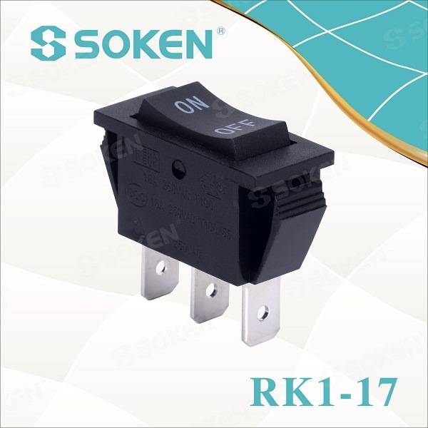 Quality Inspection for 10 Amp Momentary Switch -
 UL Listed on off on Rocker Switch 16A 250VAC T100/55 – Master Soken Electrical