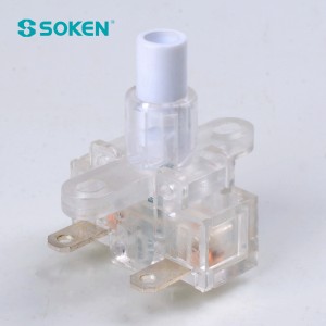 Soken Interruptor Buton Transparent pentru Prize 250VAC 16A