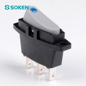 Soken Rk1-36 1X1n encendido apagado Interruptor basculante iluminado