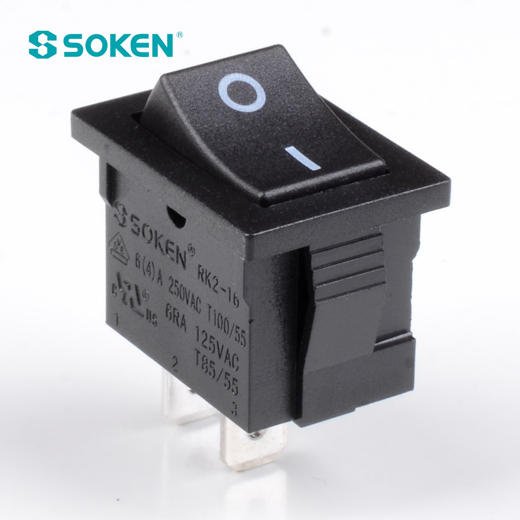 Sokne Rk2-16 1X2 B/B interruptor basculante encendido y apagado