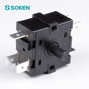 Nylon Rotary Switch with 3 Positions (RT224-1)