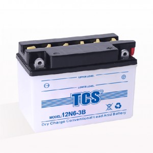 Manufacturer of 12 Volt Motorbike Battery - TCS motorbike battery dry charged battery 12N6-3B – SongLi