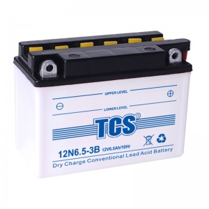 TCS  motorcycle battery 12N6.5-3B