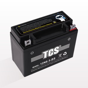 China Manufacturer for Vrla Gel Battery - TCS motorcycle battery sealed maintenance free 12N6.5-BS – SongLi