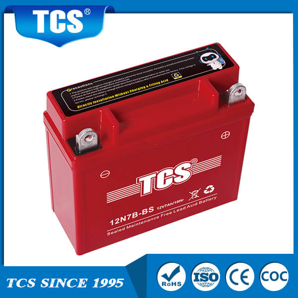 TCS SMF Battery TCS 12N7B-BS-red Featured Image