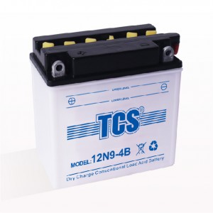 Online Exporter Agm Gel Battery - Motorcycle battery dry charged lead acid battery TCS 12N9-4B – SongLi