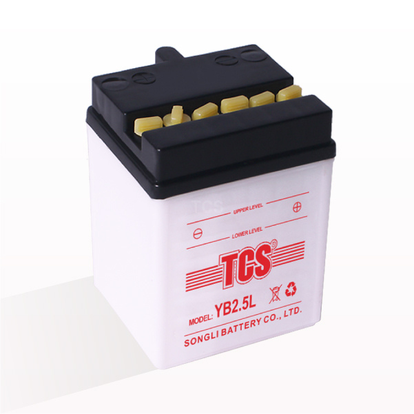 OEM/ODM China 6 Volt Motorcycle Battery - Motorcycle battery dry charged lead acid 12V TCS YB2.5L – SongLi