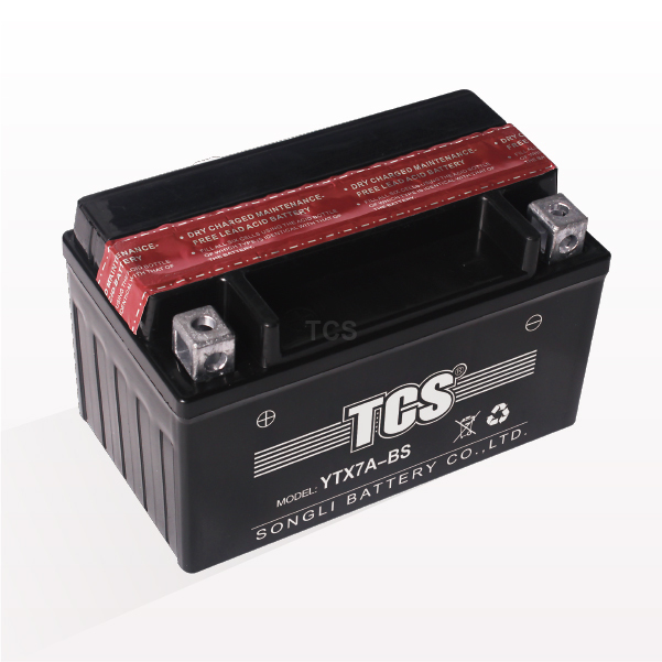 Manufacturer of 12 Volt Motorbike Battery - TCS motorcycle battery maintenance free YTX7A-BS – SongLi