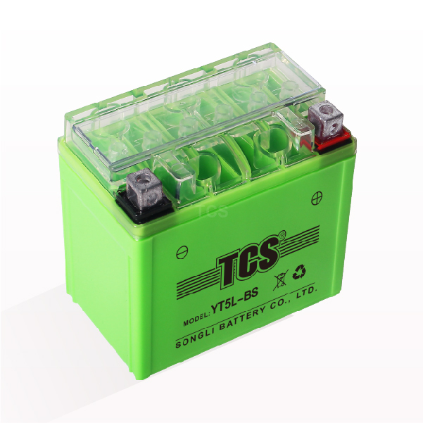 2019 New Style 12v 5ah Motorcycle Battery - TCS YT5L-BS-Light green – SongLi