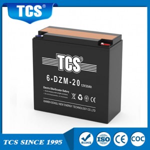 Bateria e skuterit elektrik TCS 12V 20AH 6-DZM-20