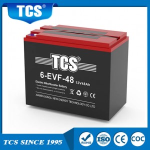 12V 48AH batéria pre elektrický skúter 6-EVF-48