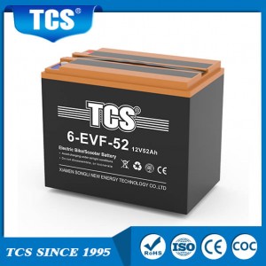 12V 52AH Electric Scooter Battery - 6-EVF-52