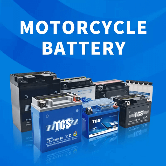 Motorcycle Gel Battery TCS 12N6.5-BS-Blue