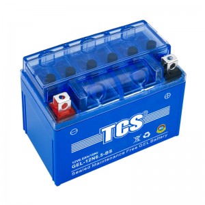 የሞተርሳይክል ጄል ባትሪ TCS 12N6.5-BS-Navy Blue