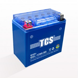 Leading Manufacturer for Tcs Car Battery - TCS Gel battery for motorcycle motorbike 12N9-BS – SongLi