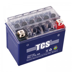 Gel Motorcycle battery sealed MF TCS YT4L-BS-Navy Blue