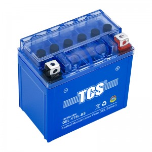 TCS Gel battery for motorbike motorcycle lead acid sealed MF YT5L-BS