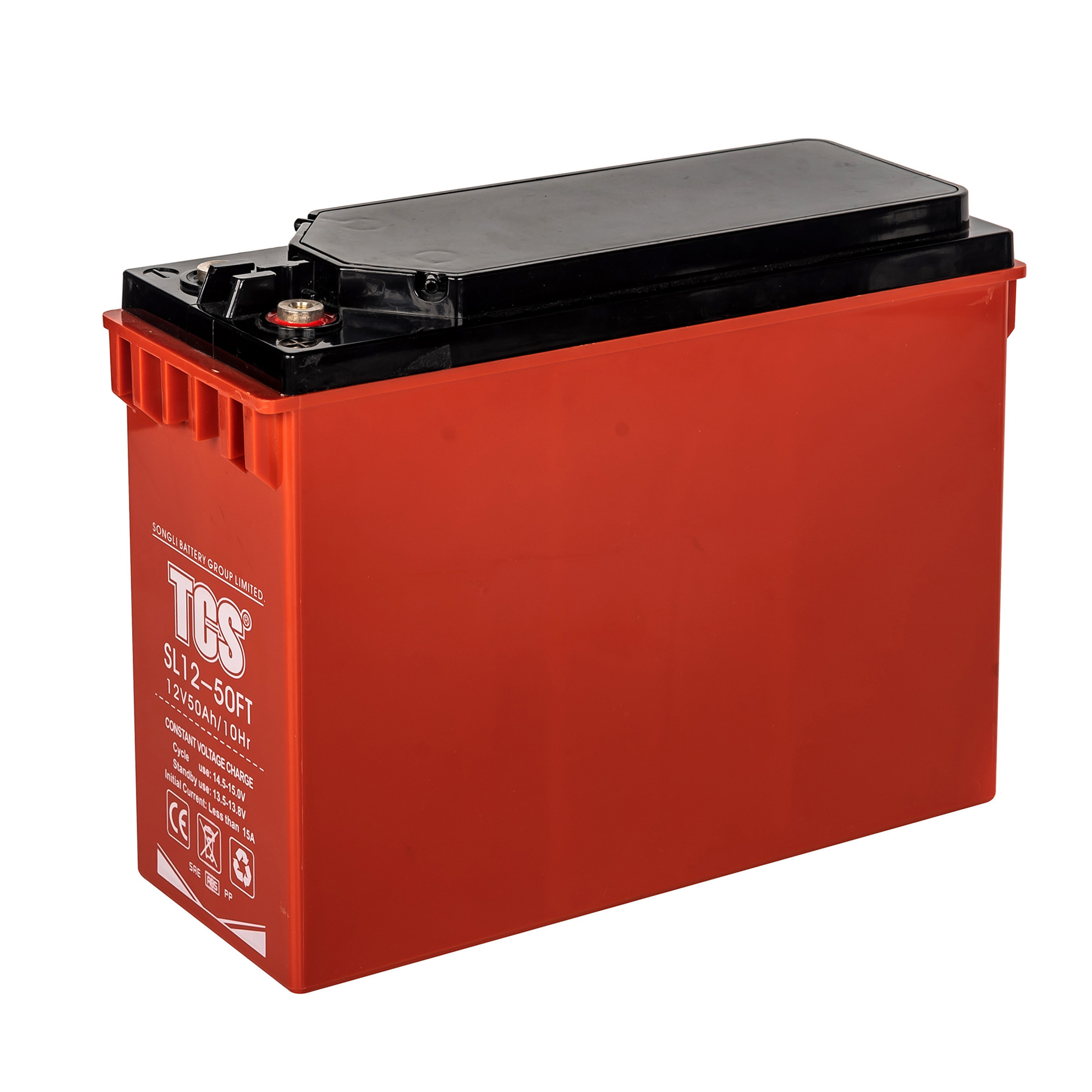 Solar backup battery front terminal SL12-50 FT Featured Image