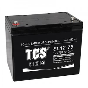 TCS Solar battery backup gel battery SLG12-75