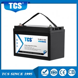 Penyimpanan Tenaga Litium ion UPS 12V 100Ah Bateri TLB12-100