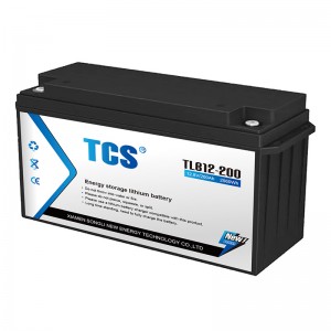 TLB12-200 Kaydinta tamarta Lithium Battery 12V