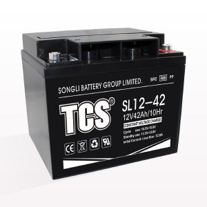 Solar backup battery middle size battery SL12-42