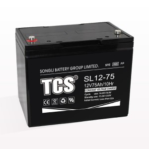 Solar backup battery middle size battery SL12-75