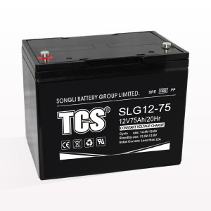 TCS Solar battery backup gel battery SLG12-75