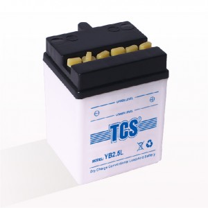 Factory Outlets Motorcycle Battery Dealers - Motorcycle battery dry charged lead acid 12V TCS YB2.5L – SongLi