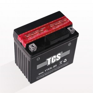 Online Exporter Agm Gel Battery - Motorcycle battery dry charged MF TCS YTX5L-BS – SongLi