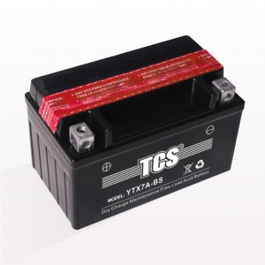 Factory Price 12 Volt 6 Amp Motorcycle Battery - TCS motorcycle battery maintenance free YTX7A-BS – SongLi