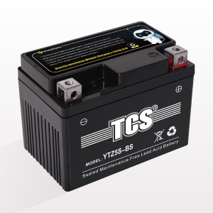Factory wholesale 12v Gel Battery - Motorcycle battery sealed maintenance free TCS YTZ5S-BS-A – SongLi