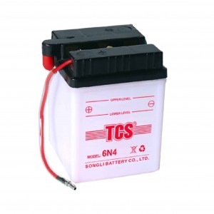 OEM/ODM Factory Cheap Motorcycle Batteries - Dry charged conventional lead acid battery for motorcycle TCS 6N4 – SongLi