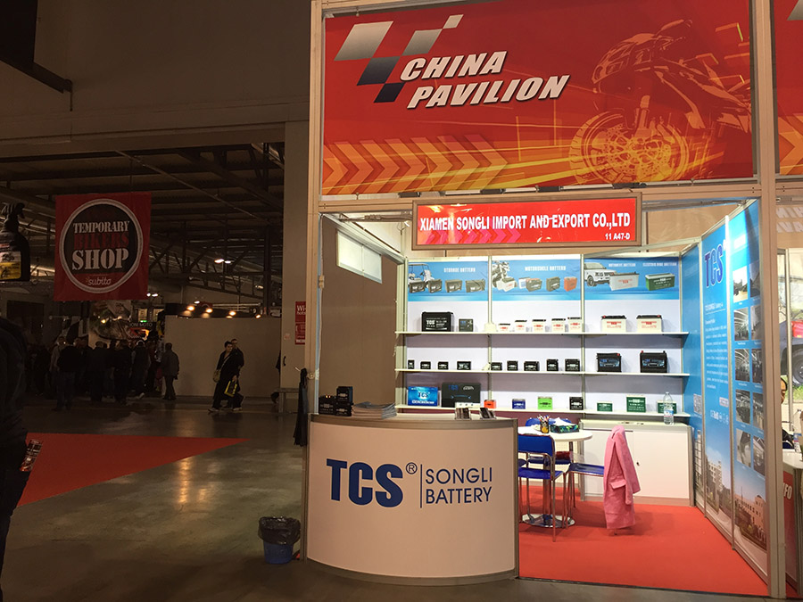 TCS BATTERY BY EICMA MOTOR EXPO 2015