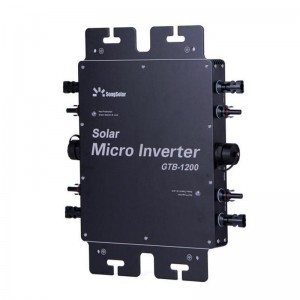 1200W Solar Grid Tie  DC to AC Micro Inverter WiFi Control Automatic Identification