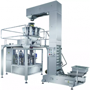 SNACK WAFERS POUCH PILLING SEALING MACHINE SNACK BISCUITS PREMADE POUCH PACKING MACHINE