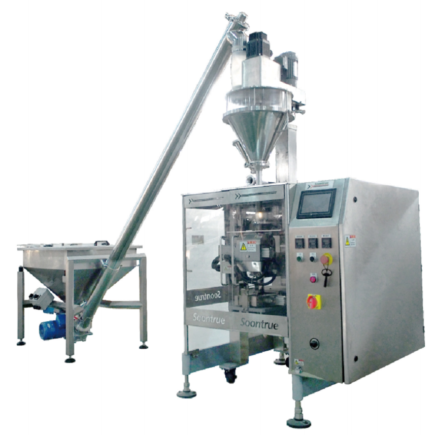 Fast delivery Cocoa Bean Packaging Machine -  VFFS FLOUR POWDER  PACKING MACHINE ZL230 WITH AUGAR SCALE – Soontrue