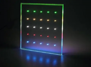 Schermo LED in vetro