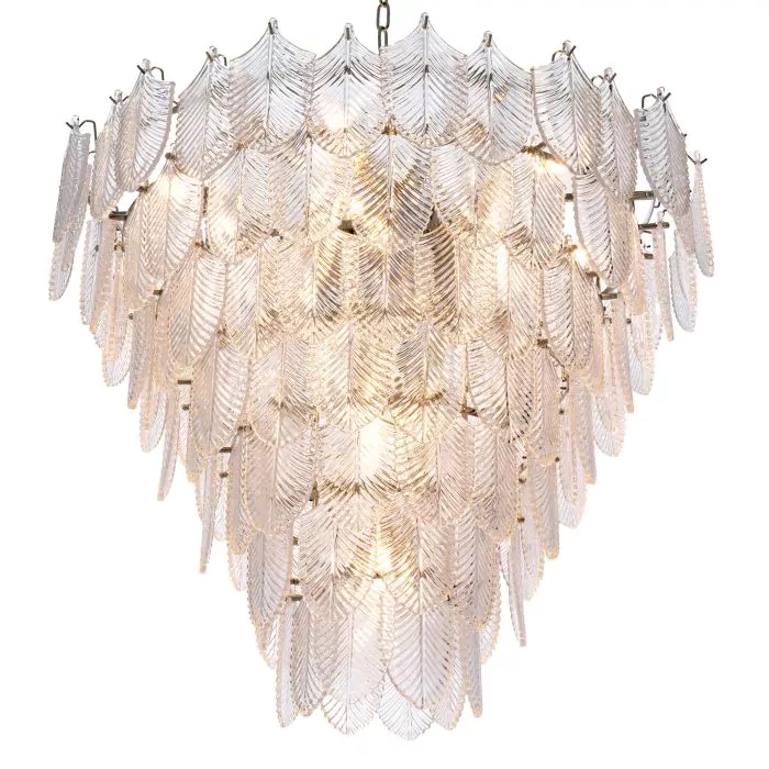 Craft glass post modern chandelier Featured Image