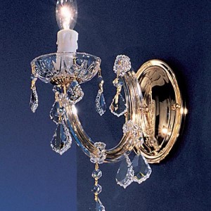 Zlatna Klasična zidna lampa Maria Theresa 5920G