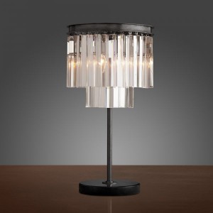 Two layers crystal table lamp10017