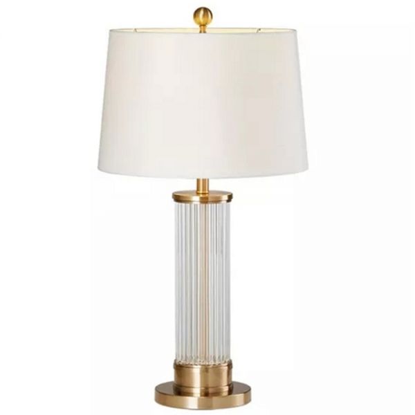 White glass table lamp TD-043 Featured Image