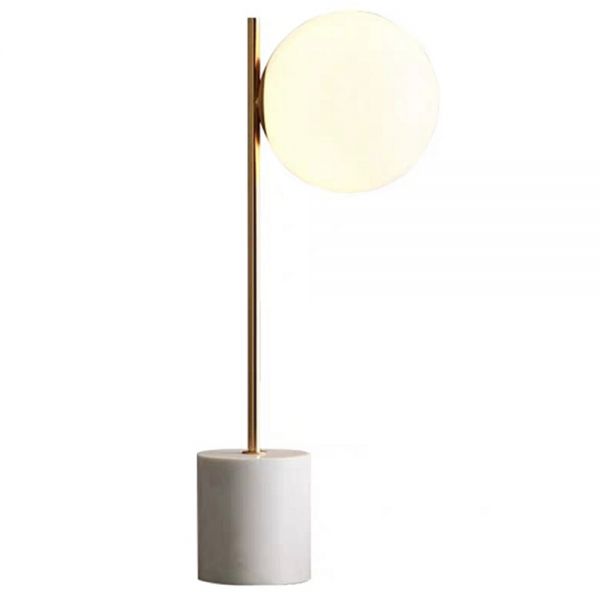 Wholesale China Standing Light Factory Quotes –  White marble table lamp TD-050 – Langsheng