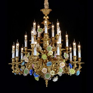 Chandelier 33301 Candle art style simpleng romantikong Chandelier