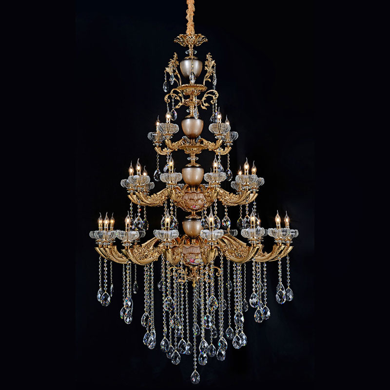 Chandelier 33311 Light luxury crystal elegant candle Home Hotel Chandelier Featured Image