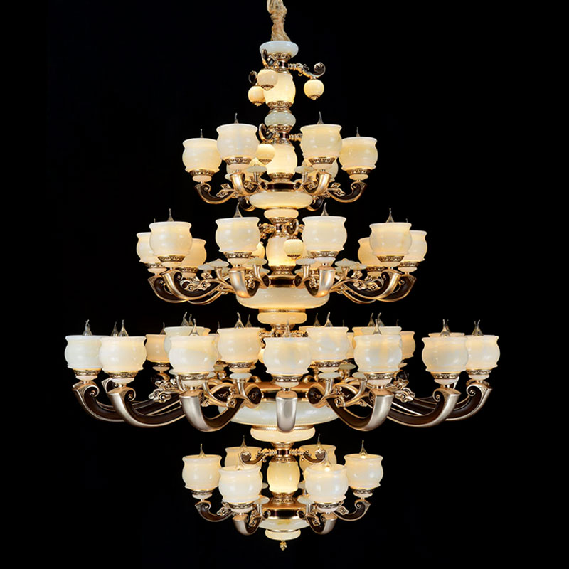 Chandelier 33318 Light luxury crystal elegant candle LED Chandelier Featured Image