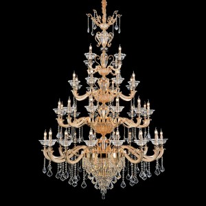 Lustre 33332 lustre elegante palácio de cristal de luxo leve