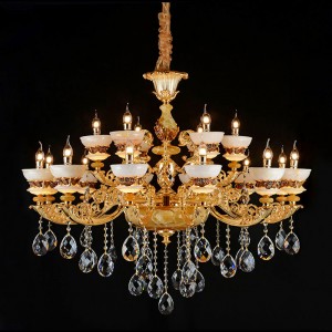 Chandelier 33764Crystal candle simple style high-end LED Chandelier