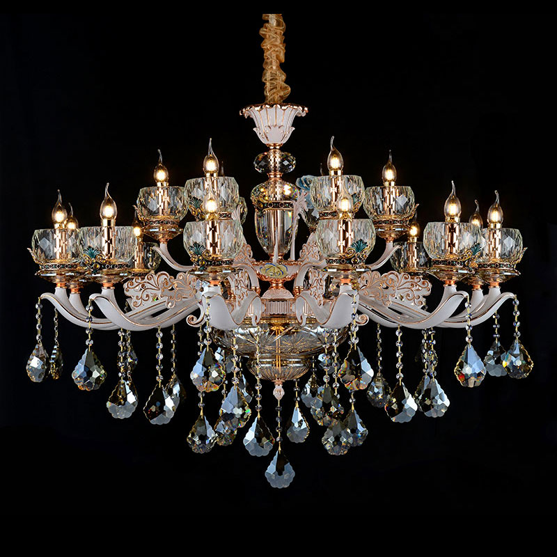 Chandelier33772  European style modern retro Crystal Candle Chandelier Featured Image