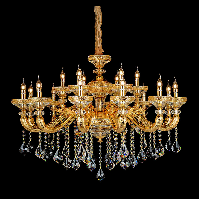 Wholesale China Glass Pendant Lamp Factory Quotes –  Chandelier 33796　Retro candle palace villa Chandelie – Langsheng